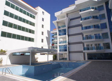 Elegant two-level apartment, 3 + 1 layout, 150 from the sea, in Kestel, Alanya, 108 m2 ID-8244 фото-1