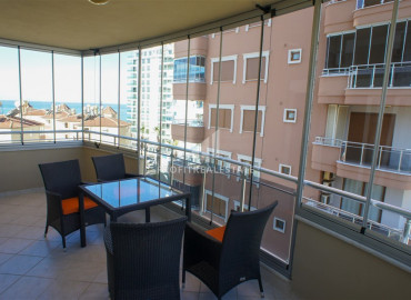 Large furnished two bedroom apartment on the main street of Mahmutlar with sea view ID-8254 фото-3