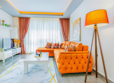 Stylish apartment, 1 + 1 layout, ready to move in, Mahmutlar, Alanya, 65 m2 ID-8284 фото-2