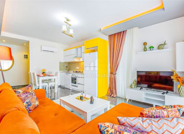 Stylish apartment, 1 + 1 layout, ready to move in, Mahmutlar, Alanya, 65 m2 ID-8284 фото-1