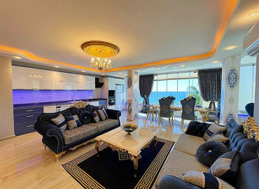 Роскошная трехкомнатная квартира, с видом на море, Махмутлар, Аланья, 115 м2 ID-8285 фото-3