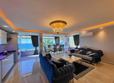 Роскошная трехкомнатная квартира, с видом на море, Махмутлар, Аланья, 115 м2 ID-8285 фото-1