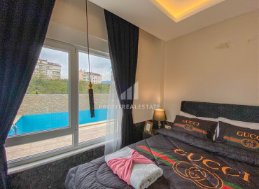 Two bedroom garden duplex, with a separate kitchen and a large common area, just 150 meters from the sea, Kestel, Alanya, 130 m2 ID-7850 фото-16