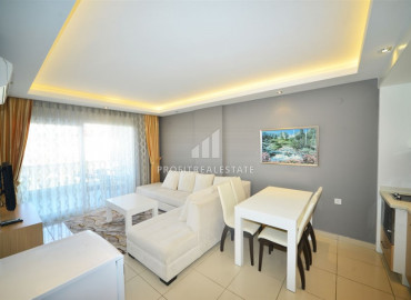 First coastline: furnished one-bedroom apartment, 65m2 in Kestel ID-8303 фото-3