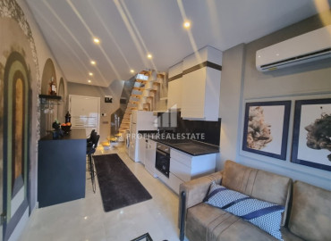 Duplex with one bedroom in a premium class residence on the beach in Mahmutlar. ID-8312 фото-4