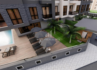Предложение от строительной компании: квартиры разных планировок в центре Алании, в 150м от пляжа Кейкубат ID-8317 фото-9