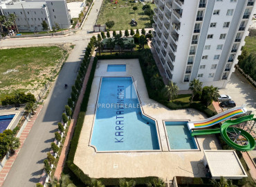 Two-bedroom apartment in a gasified residence with a swimming pool 50m from the sea in Mersin - Teje ID-8318 фото-13