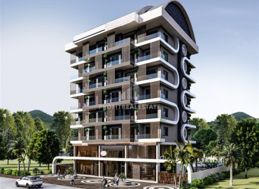 Недорогие квартиры на начальном этапе строительства, всего в 350 метрах от моря, Демирташ, Аланья, 47-88 м2 ID-8327 фото-1