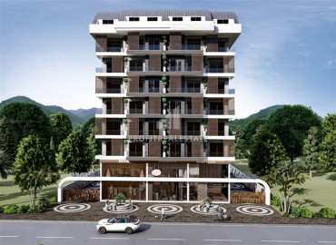 Inexpensive apartment at the initial stage of construction, just 350 meters from the sea, Demirtas, Alanya, 47-88 m2 ID-8327 фото-2