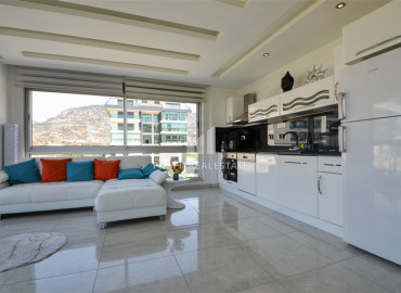 Elegant furnished apartment 1 + 1 in a residence with facilities, 200m from the sea in Kestel ID-8340 фото-3