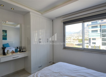 Elegant furnished apartment 1 + 1 in a residence with facilities, 200m from the sea in Kestel ID-8340 фото-6