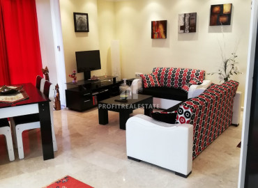 Apartment with two bedrooms, furniture and appliances overlooking the mountains in Mahmutlar ID-8343 фото-2