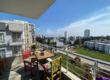 New two-bedroom apartment with designer renovation 100m from the sea in the area of Mersin - Teje ID-8359 фото-1