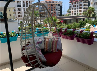 Cozy two bedroom duplex, equipped with furniture and appliances, just 200 meters from the sea, Kestel, Alanya, 110 m2 ID-8367 фото-10