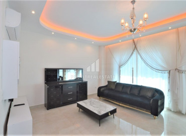 Furnished duplex 2 + 1 with sea and mountain views in the elite residence Mahmutlar ID-8395 фото-2