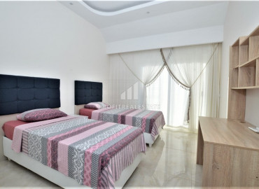 Furnished duplex 2 + 1 with sea and mountain views in the elite residence Mahmutlar ID-8395 фото-5