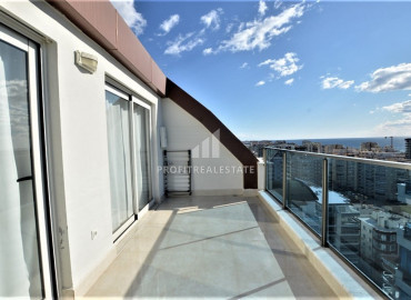 Furnished duplex 2 + 1 with sea and mountain views in the elite residence Mahmutlar ID-8395 фото-9