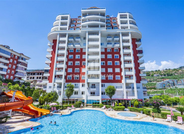 Furnished two-bedroom apartment in a comfortable residence in Cikcilli, Alanya, 117 m2 ID-8403 фото-1