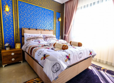 Stylish apartment by the sea, with one bedroom, 300 meters from the center of Mahmutlar, Alanya, 55 m2 ID-8414 фото-4