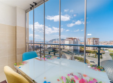 Two-bedroom apartment with a view of the Alanya fortress in a premium class residence in Cikcilli ID-8421 фото-7