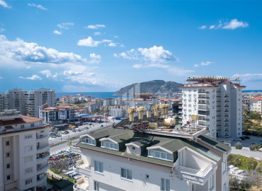 Two-bedroom apartment with a view of the Alanya fortress in a premium class residence in Cikcilli ID-8421 фото-15