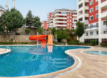 Two-bedroom apartment with a view of the Alanya fortress in a premium class residence in Cikcilli ID-8421 фото-19
