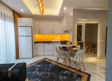 Stylish two bedroom duplex, ready to move in, 50 meters from the sea, Kestel, Alanya, 90 m2 ID-8432 фото-4