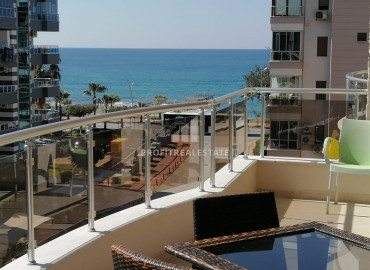 Cozy one bedroom apartment, equipped with furniture and appliances, 100 meters from the sea, Oba, Alanya ID-8433 фото-5