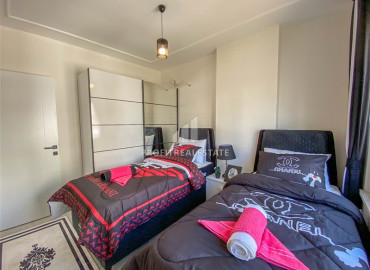 Меблированный дуплекс с двумя спальнями в новой резиденции Махмутлара в 450м от моря ID-8442 фото-7