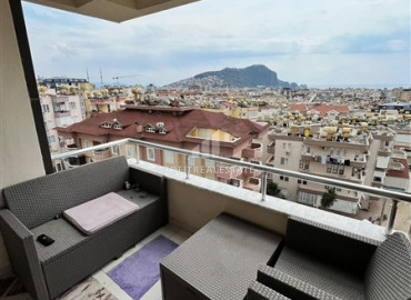 One-bedroom apartment with gorgeous views, 450 meters from the center of Alanya, 55 m2 ID-8454 фото-6