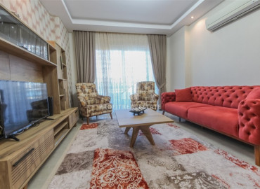 Stylish furnished apartment 2 + 1 with sea views in the elite residence Mahmutlar ID-8456 фото-2}}