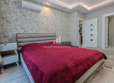 Stylish furnished apartment 2 + 1 with sea views in the elite residence Mahmutlar ID-8456 фото-16}}