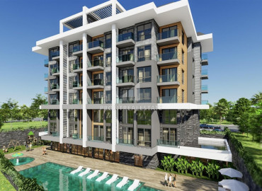 Старт продаж: квартиры в комплексе премиум класса на этапе проекта в 300м от моря в районе Каргыджак ID-8473 фото-1}}