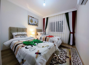 Cozy 2+1 view apartment with designer interior in an excellent residence in Mahmutlar ID-8477 фото-18