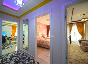 Furnished apartment 2 + 1 in a residence with a swimming pool in the western part of Mahmutlar ID-8480 фото-5