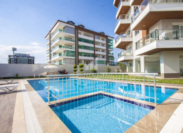 Furnished one-bedroom apartment, 150 meters from the sea, Kestel, Alanya ID-8482 фото-1