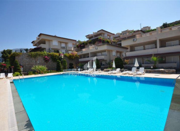 Two bedroom duplex apartment, equipped with furniture, in Kargicak, Alanya, 110 m2 ID-8518 фото-1