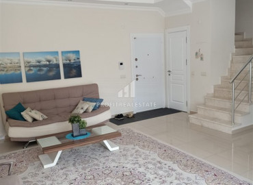 Spacious garden duplex 2 + 1 in a cozy residence with a swimming pool in the Kestel area ID-8556 фото-3