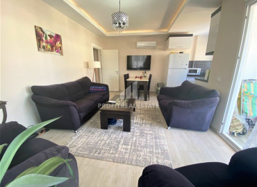 Furnished duplex apartment, with two bedrooms, 150 meters from the sea, Kestel, Alanya, 100 m2 ID-8567 фото-2