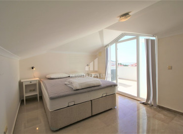 Furnished view three bedroom duplex 200m from the sea in Alanya Konakli ID-8568 фото-10