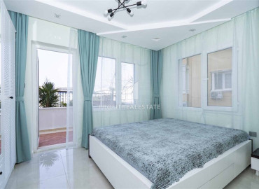 Furnished one-bedroom apartment in an urban-type building 150m from the sea in Tosmur ID-8211 фото-9