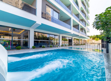One bedroom apartment, furnished and equipped, in a residence with rich facilities, Mahmutlar, Alanya, 60 m2 ID-8616 фото-12