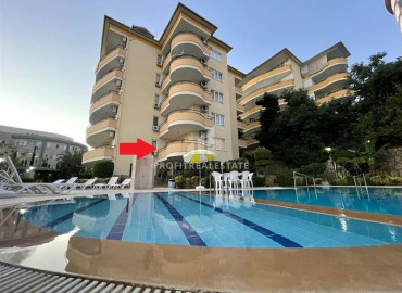 Inexpensive apartment, with two bedrooms, in a cozy residential residence, at a distance of 200 meters from the center of Cikcilli, Alanya ID-8620 фото-1