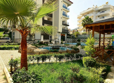 Furnished one bedroom apartment in a residence with rich facilities, Cikcilli, Alanya, 65 m ID-8660 фото-12