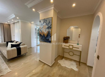 Элегантная дизайнерская квартира с двумя спальнями в 250м от центра района Алании - Тосмур ID-8662 фото-19