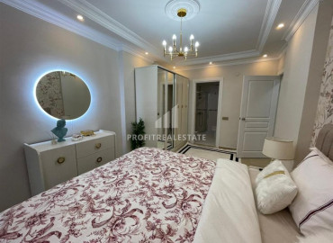 Элегантная дизайнерская квартира с двумя спальнями в 250м от центра района Алании - Тосмур ID-8662 фото-24