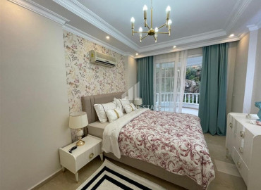 Elegant design apartment with two bedrooms 250m from the center of Alanya - Tosmur ID-8662 фото-26