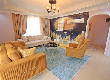 Two bedroom apartment, with a rich interior, 200 meters from the sea, Mahmutlar, Alanya, 125 m2 ID-8732 фото-3