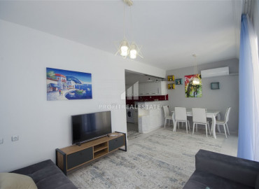 Трёхкомнатная квартира, укомплектованная новой мебелью и техникой, в 50 метрах от моря, Махмутлар, Аланья ID-4795 фото-11