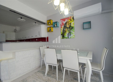Трёхкомнатная квартира, укомплектованная новой мебелью и техникой, в 50 метрах от моря, Махмутлар, Аланья ID-4795 фото-12
